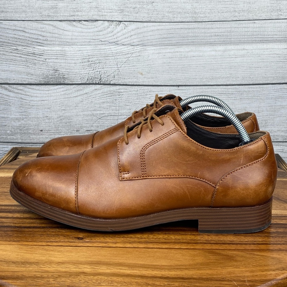 Cole Haan Men’s Modern Essentials Cap Oxford Shoe British Tan C24519 Size 9